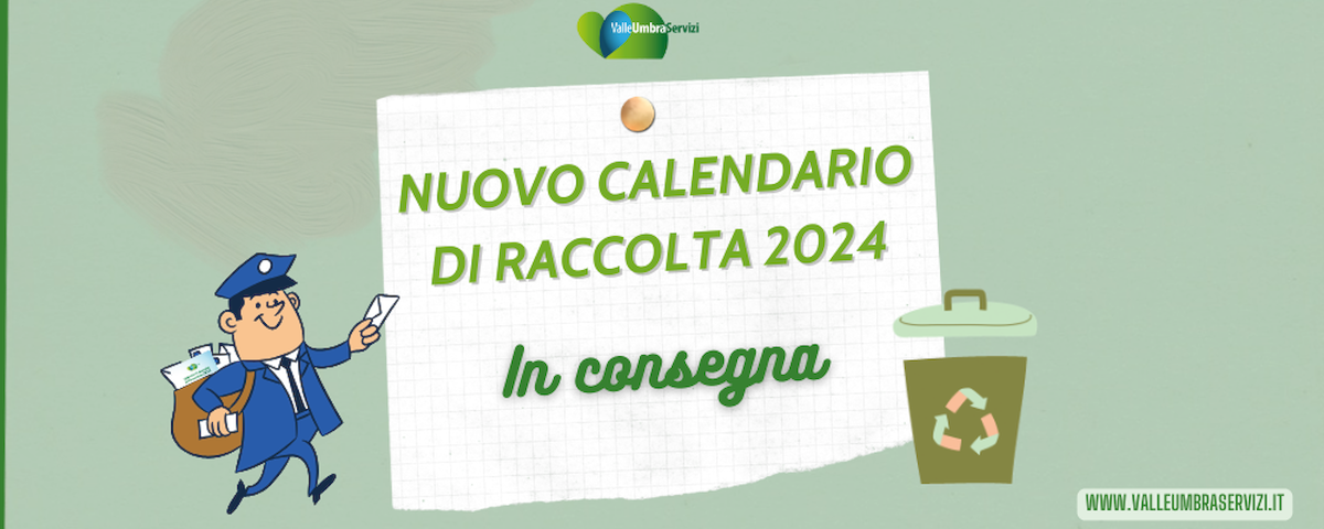 Distribuzione Dei Calendari Raccolta Differenziata 2024 | Valle Umbra ...